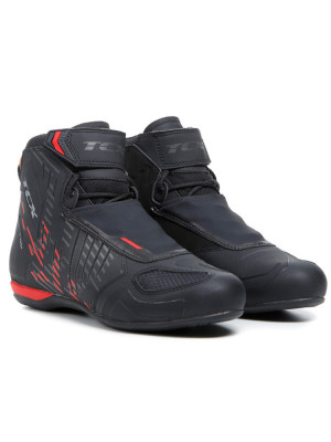 Buty motocyklowe TCX R04D Waterproof czarno-czerwone