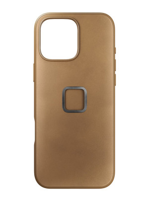 Etui Peak Design Mobile Everyday Clarino do smartfona iPhone 16 Pro Max brązowe