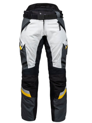 Spodnie motocyklowe tekstylne Touratech Companero Ultimate czarno-szaro-żółte
