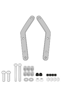 Mocowanie szyby Kappa 6121DTK Kymco Dink 125/ 150 Flat/ R Tunnel (23-25)