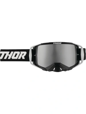 Gogle motocyklowe Thor Activate lustrzaną szybką niebieskie