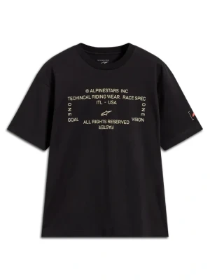 Koszulka z krótkim rękawem Alpinestars Infinity Oversized CSF czarna