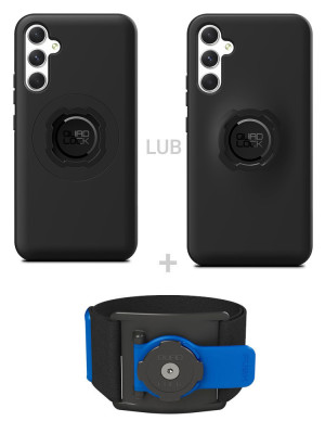 Zestaw do biegania: etui na telefon Samsung Galaxy A34 + opaska sportowa Quad Lock