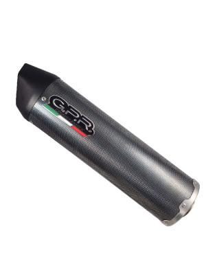 Tłumik G.P.R Furore Evo4 Poppy do CF Moto 650 MT (21-) Stal nierdzewna
