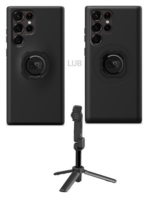 Zestaw: etui na telefon Samsung Galaxy S22 Ultra + statyw/ selfie stick Quad Lock