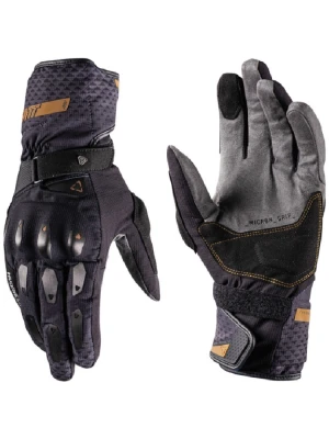 Rękawice motocyklowe Leatt ADV Subzero 5.5 Stealth czarno-szare