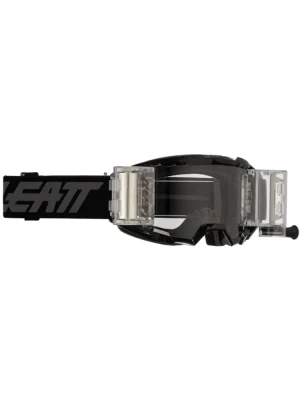 Gogle motocyklowe Leatt Velocity 3.5 Roll-Off Stealth z przezroczystą szybką