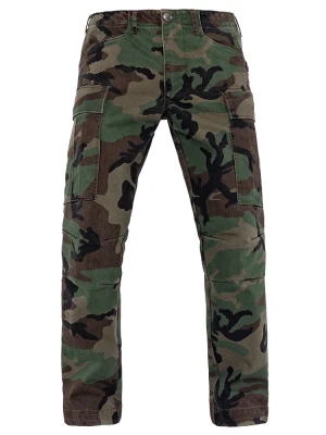 Spodnie motocyklowe tekstylne John Doe Regular Cargo Mono moro