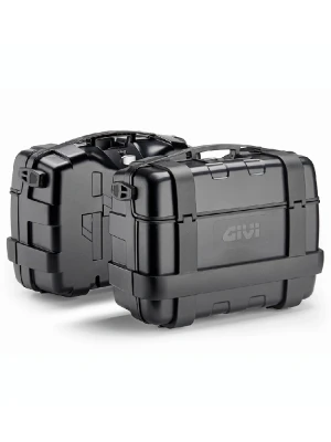 Zestaw kufrów bocznych GIVI TRK33BB Monokey Trekker Lite czarnych [pojemność: 2 x 33 l]