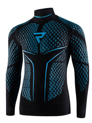 Bluza termoaktywna Rebelhorn Therm II czarno-niebieska