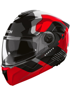 Kask szczękowy Airoh Specktre Groove czarno-czerwony