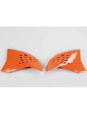 Osłony chłodnicy UFO do KTM SX / SX-F / EXC / EXC-F pomarańczowe