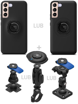 Zestaw 360 Quad Lock: etui na telefon Samsung Galaxy S22+ + wybrane komponenty
