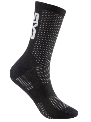 Skarpety motocyklowe SIXS Short Logo V2 Crew czarne