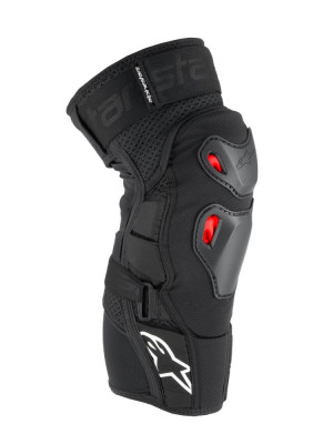 Nakolanniki Alpinestars Bionic Pro Plasma czarno-czerwono-białe