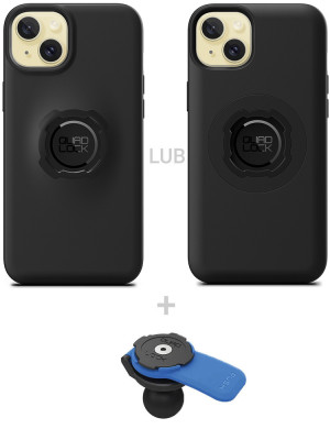 Zestaw: etui na telefoniPhone 15 Plus + uchwyt kulowy Quad Lock