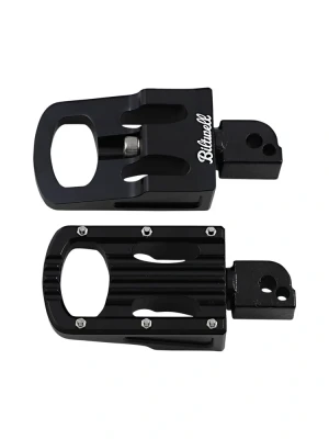 Podnóżki motocyklowe Biltwell Punisher wybrane modele Harley-Davidson czarne