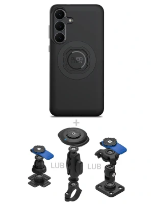 Zestaw 360 Quad Lock: etui MAG na telefon Samsung Galaxy S25FE (magnetyczne) + wybrane komponenty
