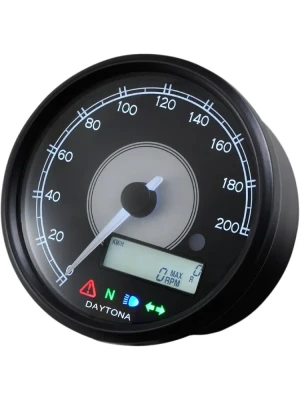 Prędkościomierz cyfrowy Daytona Velona80 z białym podświetleniem Led [200 km/h]