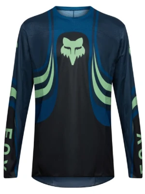 Bluza enduro Fox 180 Draft czarno-niebieska