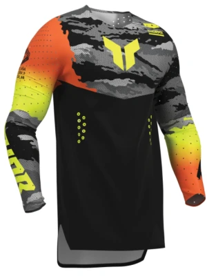 Bluza enduro Thor Sportmode Recon czarno-pomarańczowo-żółty