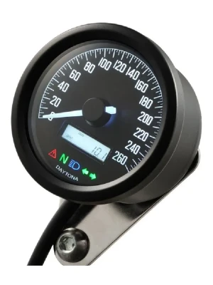 Prędkościomierz cyfrowy Daytona Velona60 z białym podświetleniem Led [260 km/h]