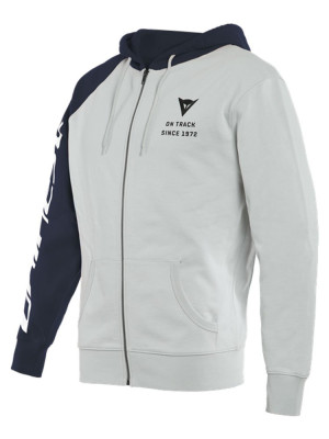 Bluza Dainese Paddock Full-Zip Hoodie szaro-niebieska