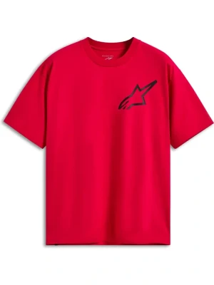 Koszulka z krótkim rękawem Alpinestars Oversized One CSF czerwona