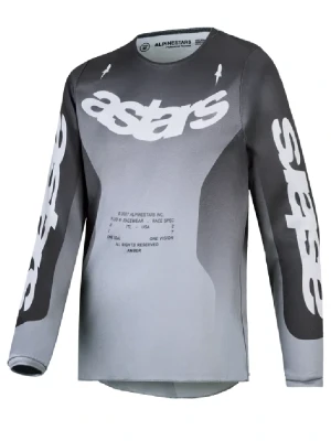 Bluza cross dziecięca Alpinestars MX Fluid Amber szara