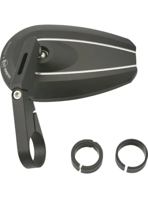 Lusterko motocyklowe krótkie Daytona D-Mirror-6 Type-U do montażu na końcu manetki czarne [adapter]