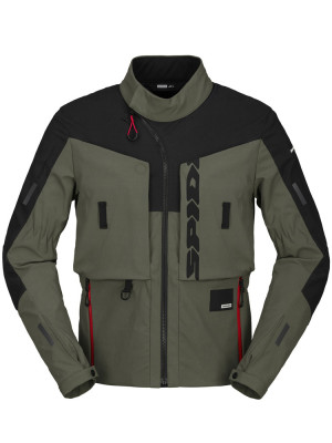 Kurtka motocyklowa tekstylna Spidi Frontier Tex czarno-zielona
