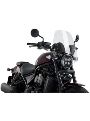 Owiewka motocyklowa turystyczna PUIG Naked New Generation do Hondy CMX 1100 Rebel (21-) przezroczysta