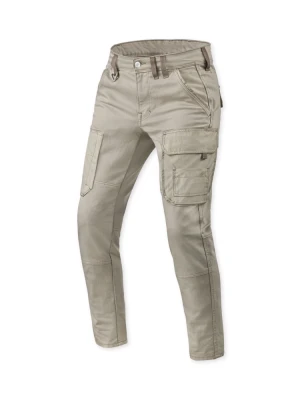 Jeansy motocyklowe REV’IT! Cargo Brant Slim brązowe
