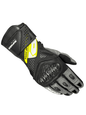 Rękawice motocyklowe Spidi Carbo Fit czarno-fluo