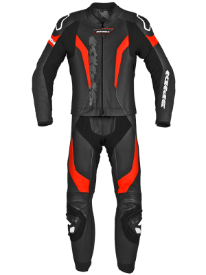 Kombinezon motocyklowy dwuczęściowy Spidi Laser Touring czarno-czerwony