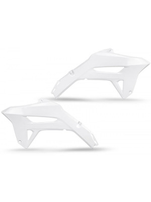 Osłony chłodnicy UFO do Honda CRF 450 R (21-), CRF 250 R (22-) białe