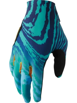 Rękawice cross Thor Sportmode Damascus niebiesko-żółte