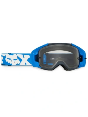 Gogle motocyklowe Fox Vue Core z przezroczystą szybką, niebieskie