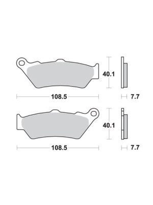 Klocki hamulcowe SBS 674 LS
