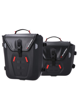 Sakwy wodoodporne SysBag WP M/S SW-MOTECH + stelaże SLC Yamaha Tenere 700 (19-)/ World Raid (22-)/ Rally (24-) [pojemność: 17-23L / 12-16L]