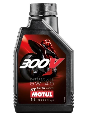 Olej silnikowy Motul 300V 4T Road Racing 5W40 syntetyczny [poj.: 1l]