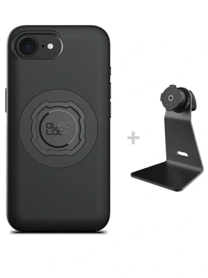 Zestaw na biurko: etui MAG na telefon iPhone 17e (magnetyczne) oraz uchwyt Quad Lock