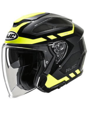 Kask otwarty HJC i30 Aton czarno-żółty