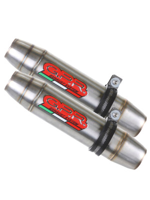 Podwójny tłumik G.P.R Deeptone Inox [Slip-On, Stainless Steel] - Honda VFR 800 V-Tec [02-13]