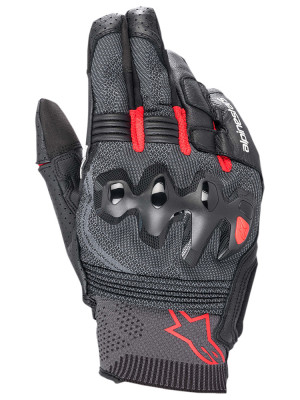 Rękawice motocyklowe skórzane Alpinestars Morph Sport czarno-czerwone