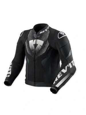 Kurtka motocyklowa skórzana REV’IT! Hyperspeed 3 Air czarno-biała