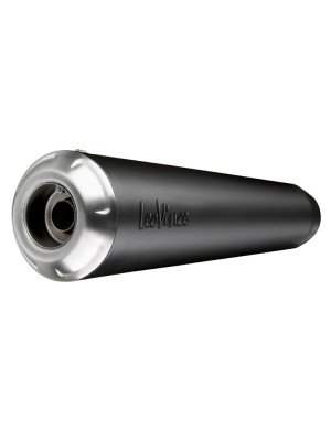 Tłumik motocyklowy LeoVince Classic Racer [Slip-On, Stainless Steel] do Royal Enfield Meteor 350/ Classic 350 (21-24) czarny