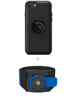 Zestaw do biegania: etui MAG na telefon iPhone SE (2 i 3 gen) (magnetyczne) + opaska sportowa Quad Lock