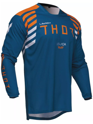 Bluza enduro Thor Launchmode Zone niebieska