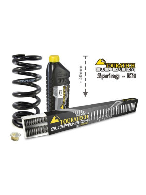 Zestaw obniżający wysokość motocykla -50mm Touratech do BMW F800GS (13-18) / Adventure (13-21)